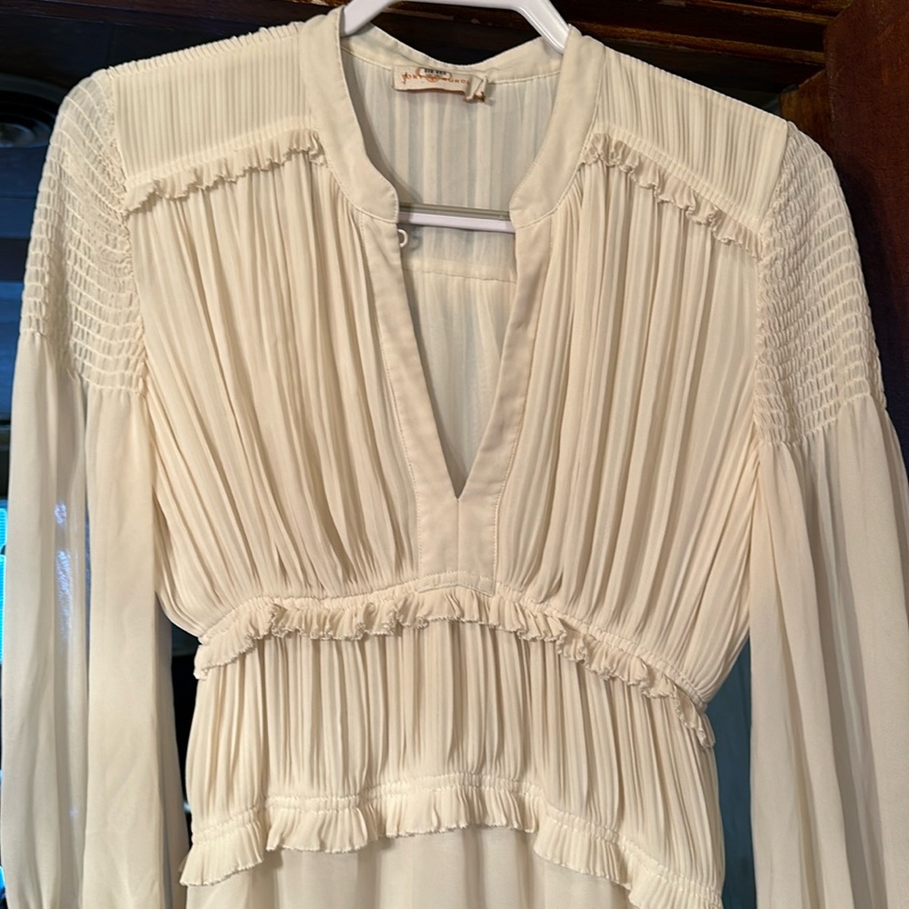 Tory Burch Pleated Blouse pre owned